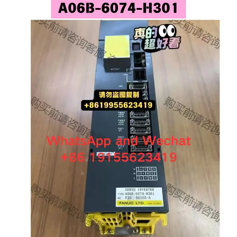 Used OEM disassembled parts A06B-6074-H301 Driver Functional test OK Quick delivery
