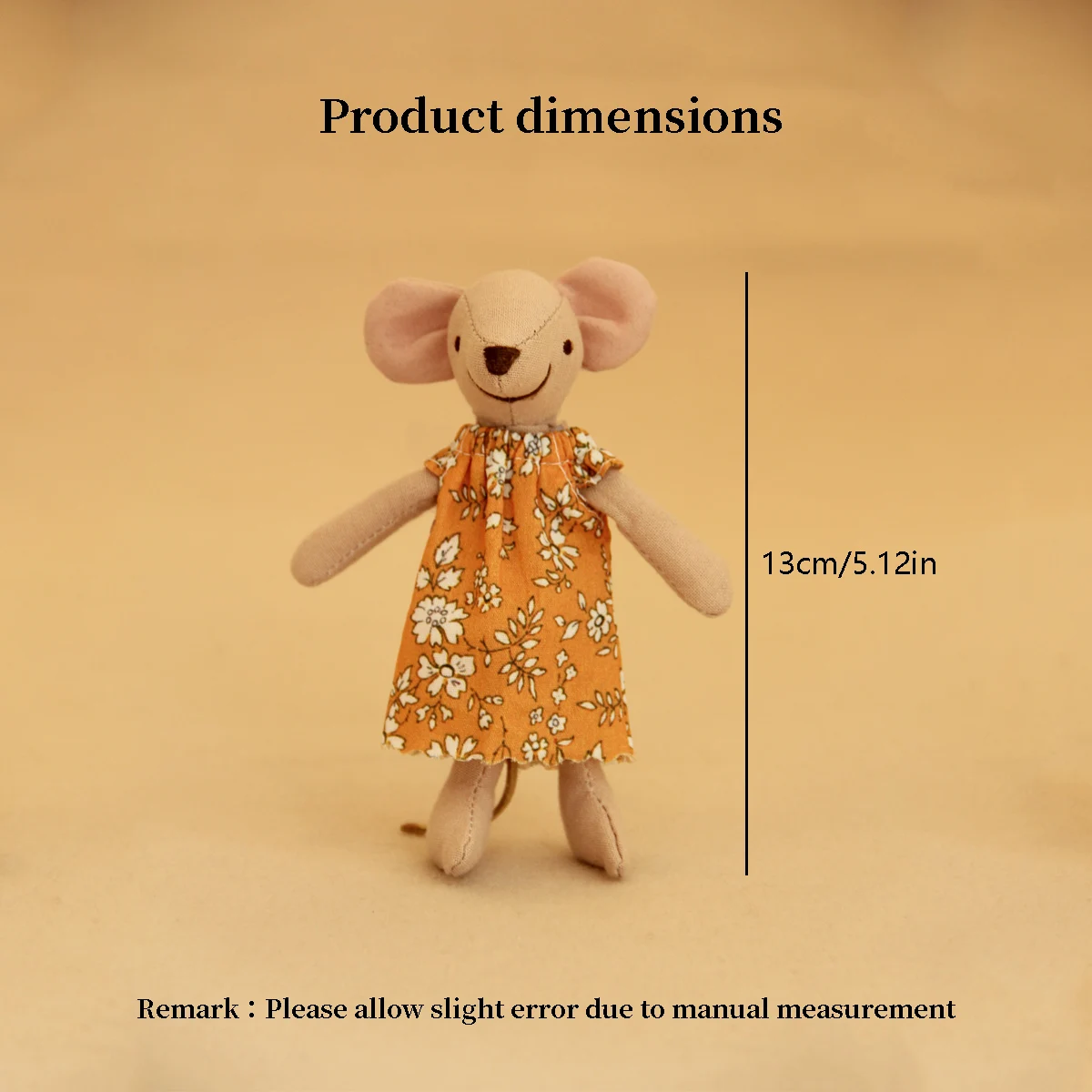 플레이하우스 장난감 13cm 드레스를 입은 변형 가능한 쥐 BJD Ob11 인형집 홈 액세서리에 적합