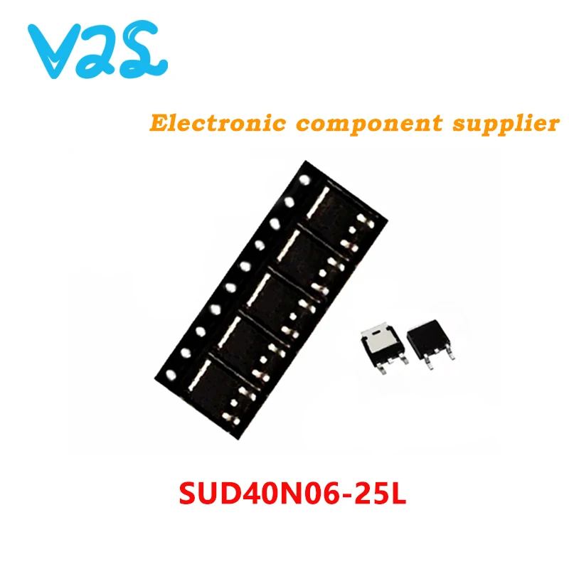 

(10pcs) 100% New SUD40N06-25L TO-252 40N06 TO252 SUD40N06 40N06-25L