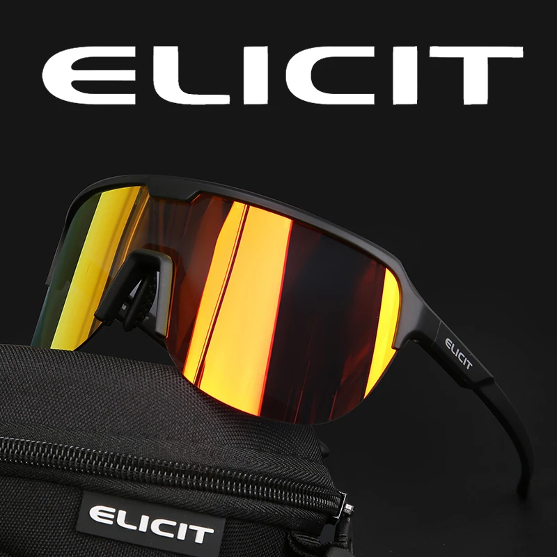 

ELICIT Cycling Sunglasses Outdoor MTB Mountain Road Bicycle Fishing Running Glasses Photochromic Polarized Lens For Men Women