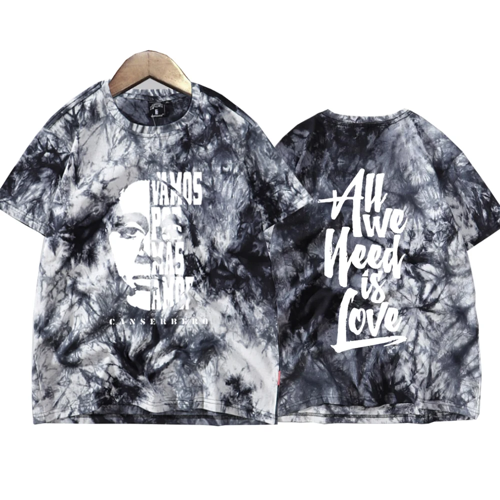 Canserbero All We Need Is Love Tie-dye Shirt Canserbero Fan Gift Male T-Shirts