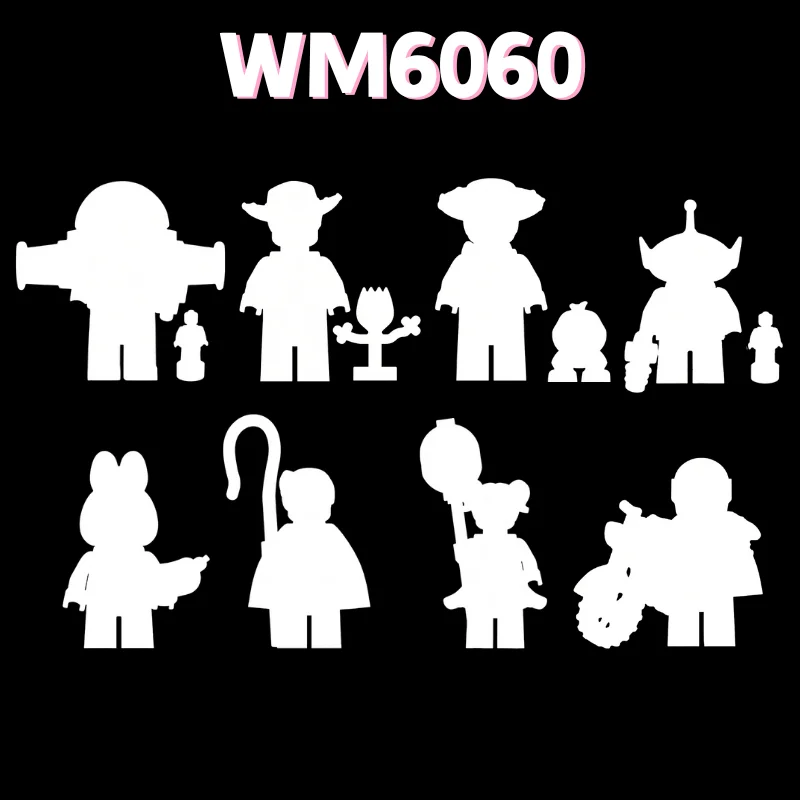 

Toy Story WM6060 Building Block Figures,including Buzz Lightyear,Woody,Jessie,Alien,Ducky,Bo Peep,Gaby Baby,DUKE CABOOM gift
