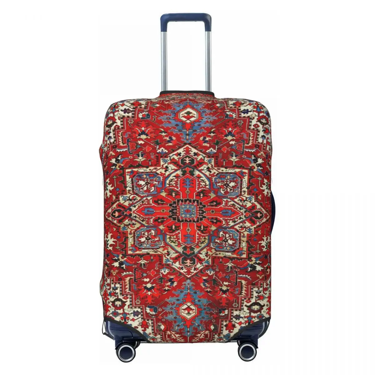 

Antique Heriz Serapi Persian Rug Luggage Protective Dust Covers Elastic Waterproof 18-32inch Suitcase Cover Travel Accessories