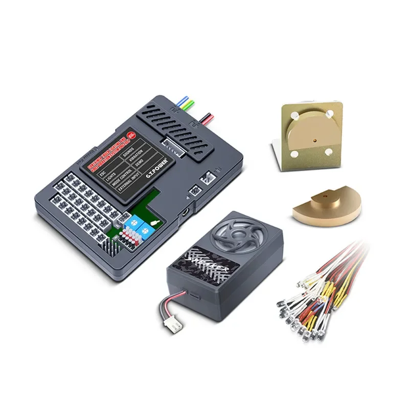 

G.T Power 60A Container Truck Lighting and Voice Vibration System Pro (US/EU) 7-14v 2-3s Lipo Output