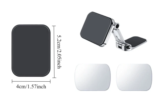 2024 Magnetische universele autotelefoonhouder 360 °   Rotatie Opvouwbaar instrumentenpaneel Mobiele telefoonhouder Telefoonaccessoires
