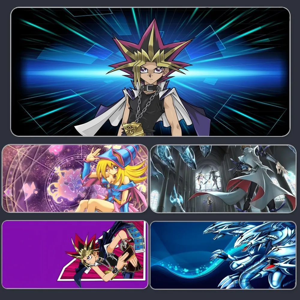 Y-Yu Gi Oh Anime Mousepad Large Gaming Mouse Pad LockEdge Thickened Computer Keyboard Table Desk Mat