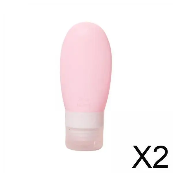 

Leakproof Portable Silicone Travel Bottle Empty Refillable Toiletries Lotion Shampoo Container for School Gym Home