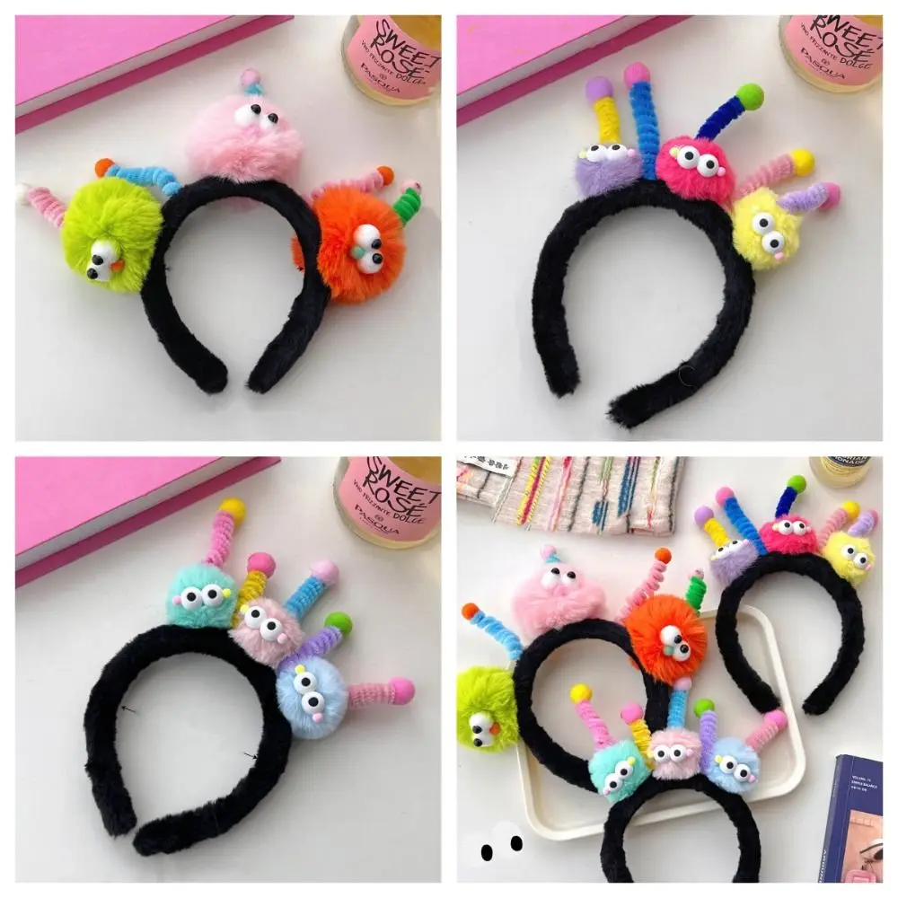 

Plush Ugly Doll Headband Fashion Hairbands Korean Style Cartoon Hair Hoop Headpiece Cosplay Funny Hair Hoop Outdoor