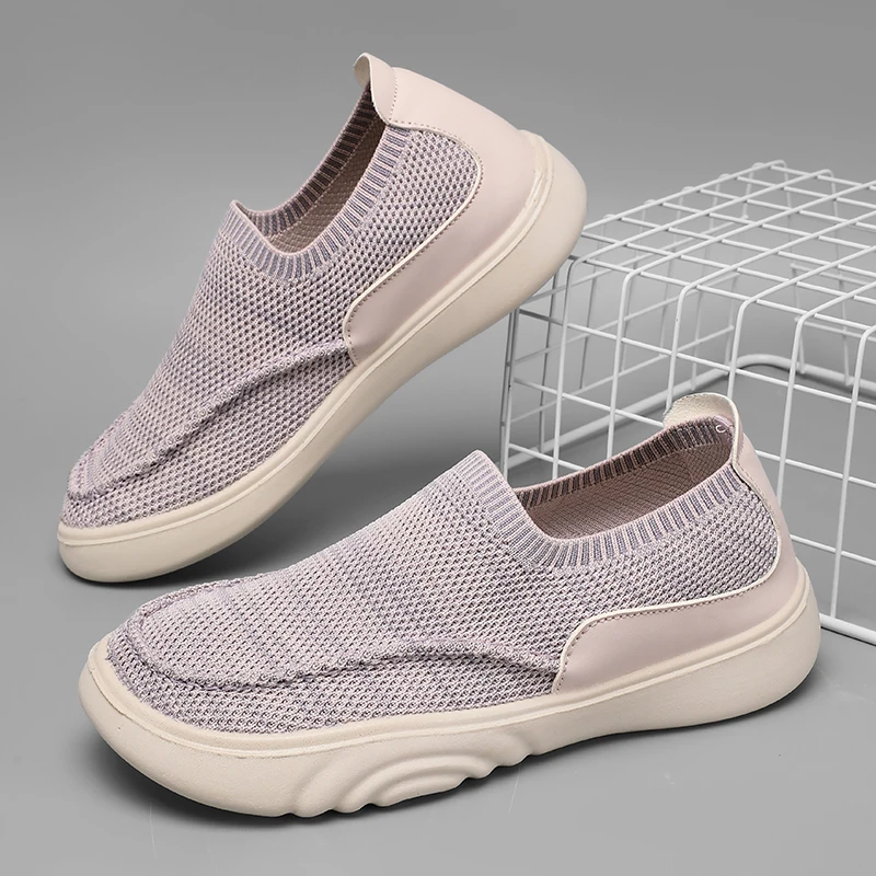 

Дышащая спортивная обувь с сеткой для женщин. Легкая прогулочная обувь на мягкой подошве. Удобная летняя повседневная одежда. Новая модель 2025 года.
