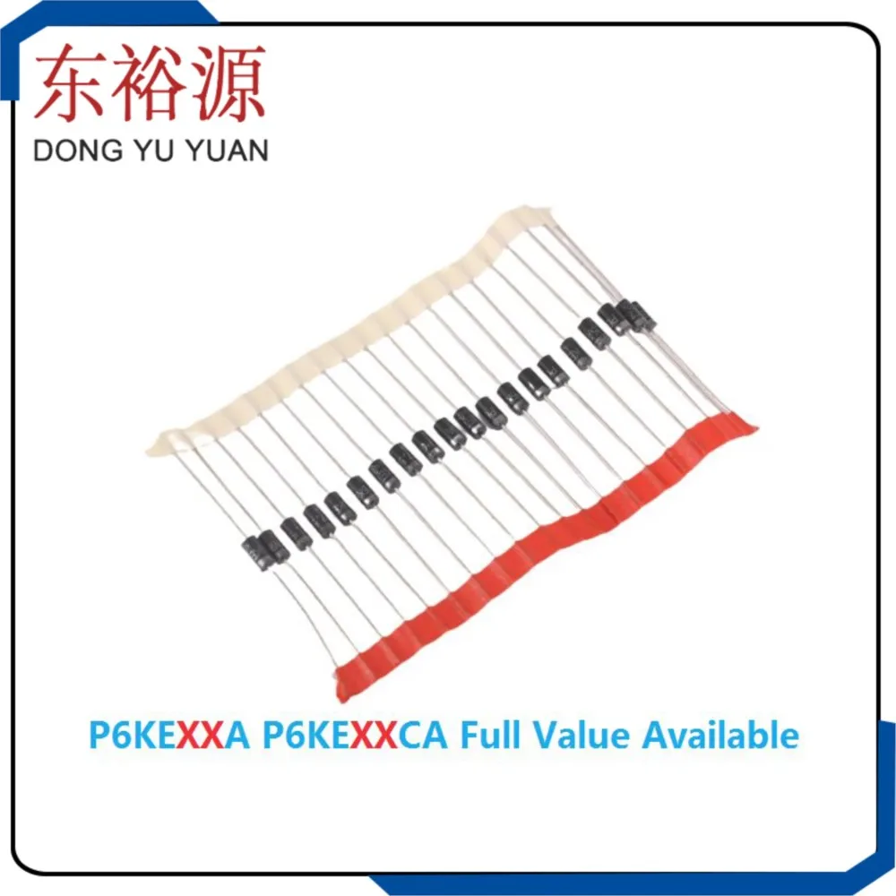 20PCS P6KE6.8A P6KE 10A 12A 13A 15A 16A 18A 24A 27A 30A 33A 36A 51A 91A TVS Diode P6KE