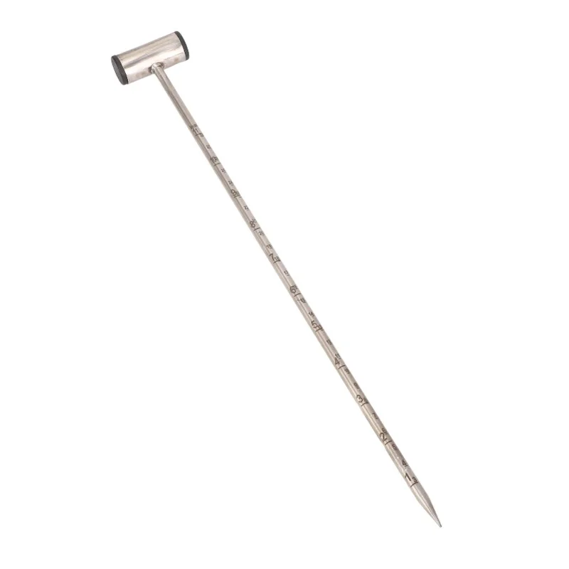 14inch Soil Probe Humidity Meter Soil Sample Probe Stainless Steel Soil Probe Rod For Garden Plant Farm T Shaped/Circular Handle