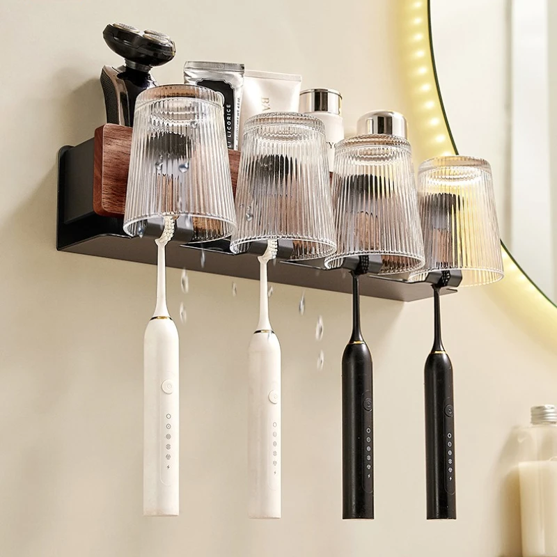 porte-brosse-a-dents-en-bois-massif-style-europeen-mural-sans-poincon-etanche-resistant-a-l'humidite-et-a-la-rouille-peut-etre-place