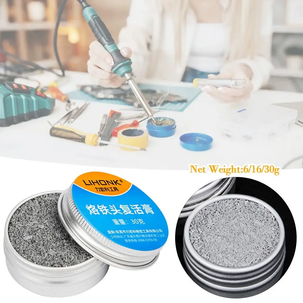 6/16/30g Refresher Tip Tinner Non-stick Tin Lead Free Iron Tip Revival Cream Soldering Iron Head Refresher Paste