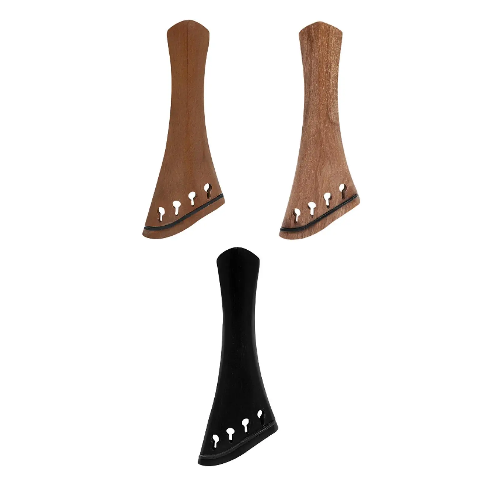 4/4 Size Violin Tailpiece Violin Accessory Musical Instrument Part Wood