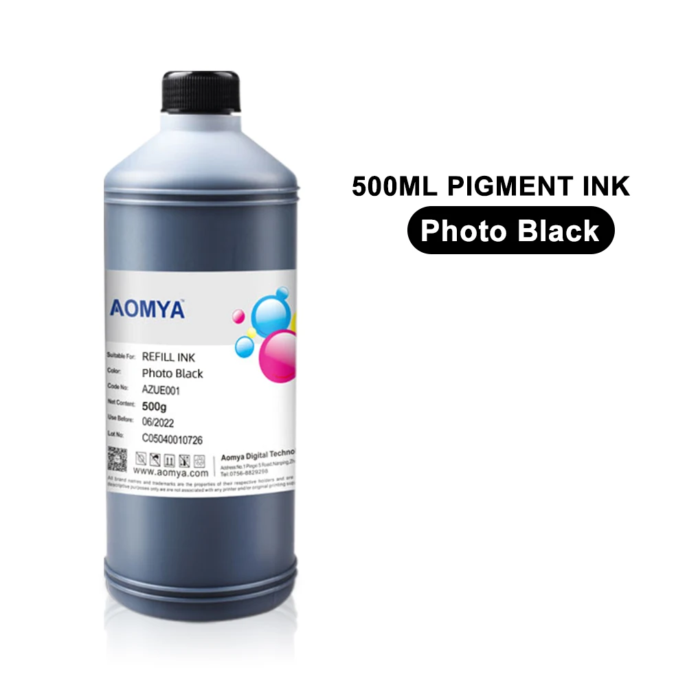 500ML Pigment Ink For Canon PFI 120 320 307 106 Ink Refill for TM-200 TM200 TM-205 TM-300 TM-305 TM300 iPF 830 840 850 Printer