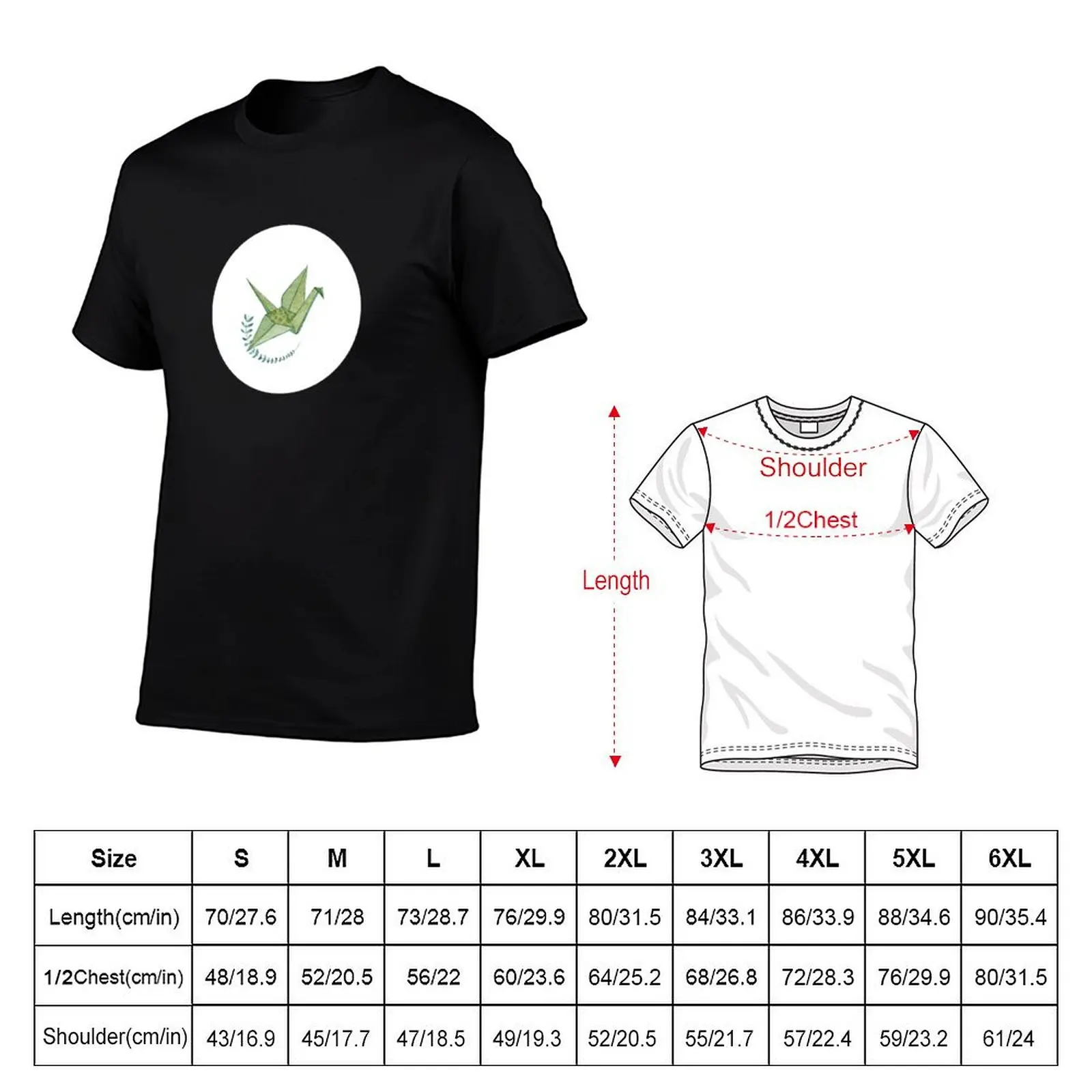 Origami Crane_Polka Dot T-Shirt Summer Casual Loose T-Shirt