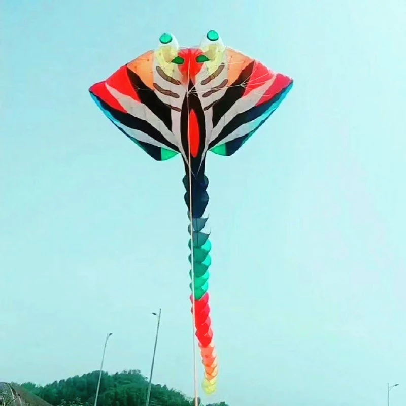 free shipping Ray fish kite for adults kite devil fish kite flying folding kite kite surfing steering kite Kite line large kites