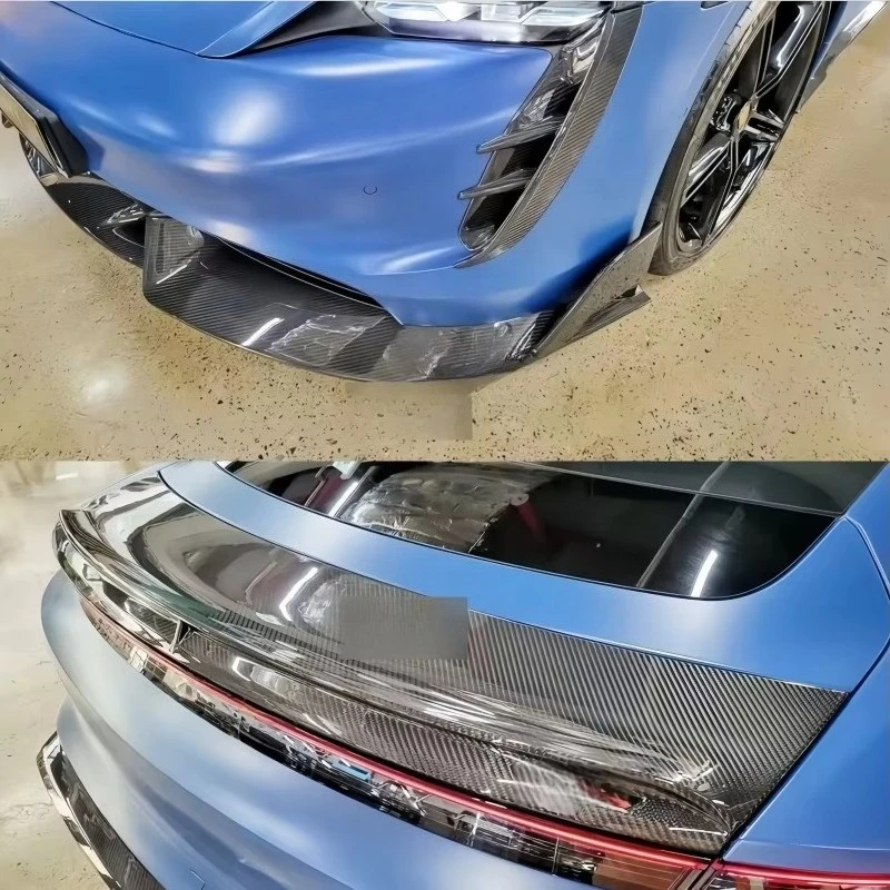 مناسبة لترقية Taycan وتحديث مجموعة الجسم الكاملة المحيطي الصغيرة من ألياف الكربون MSY #2