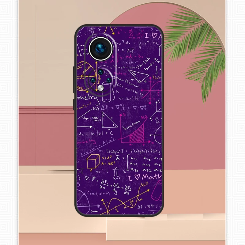 حافظة صيغة الرياضيات لعلوم الفيزياء لهاتف Honor Magic 400 Lite 200 5 6 7 Pro Honor X9c X9b X9a X8b X8a X8 X9 50 70 90