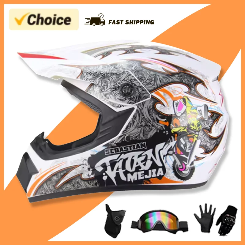 

Youth Off-Road Motorcycle Helmets - DOT Certified for Kids' Dirt Bikes, ATV, Downhill & Go-Kart Racing