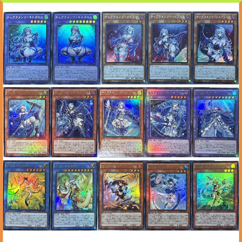 

5PC/Set Anime Yu-Gi-Oh DIY ACG Laser Refraction Foil Black Magician Toys for boys Collectible Cards Christmas Birthday Present