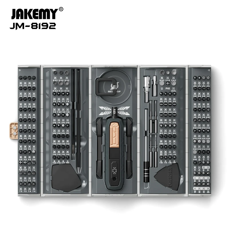 JAKEMY 180 w 1 zestaw precyzyjny wkrętak magnetyczny Torx CR-V bity zestaw wkrętaków do naprawa komputera laptopa Tablet z funkcją telefonu komórkowego