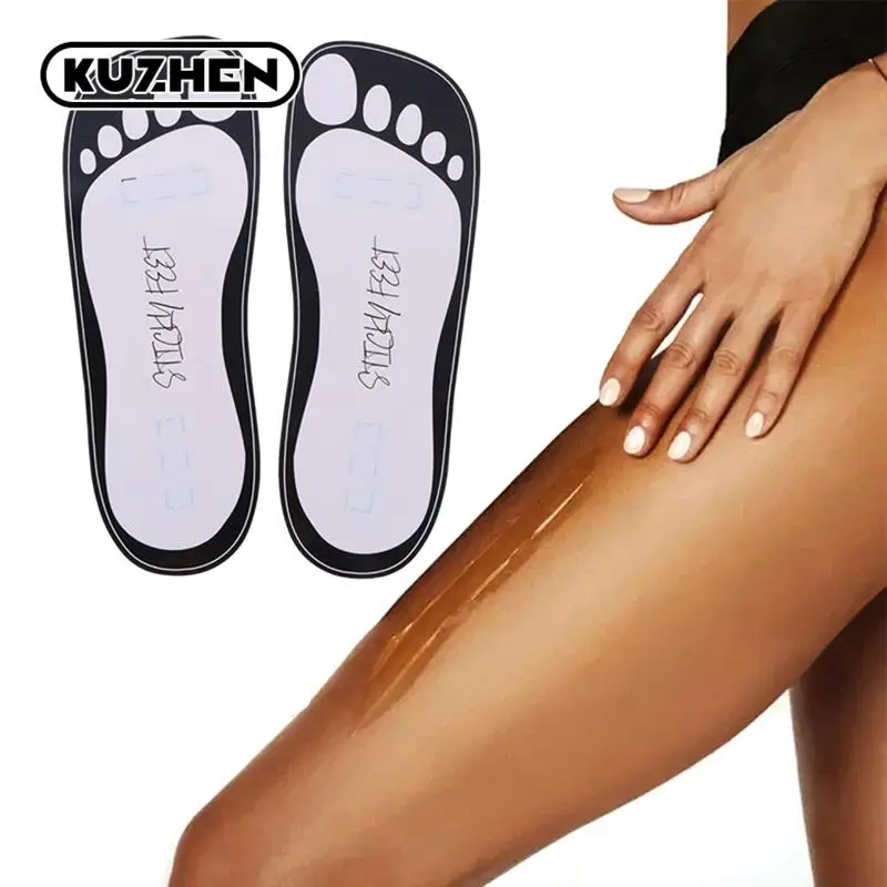 10 Pairs Tanning Sticky Feet Spray Tan Foot Protectors Accessories Sunless Tanning Feet Pads