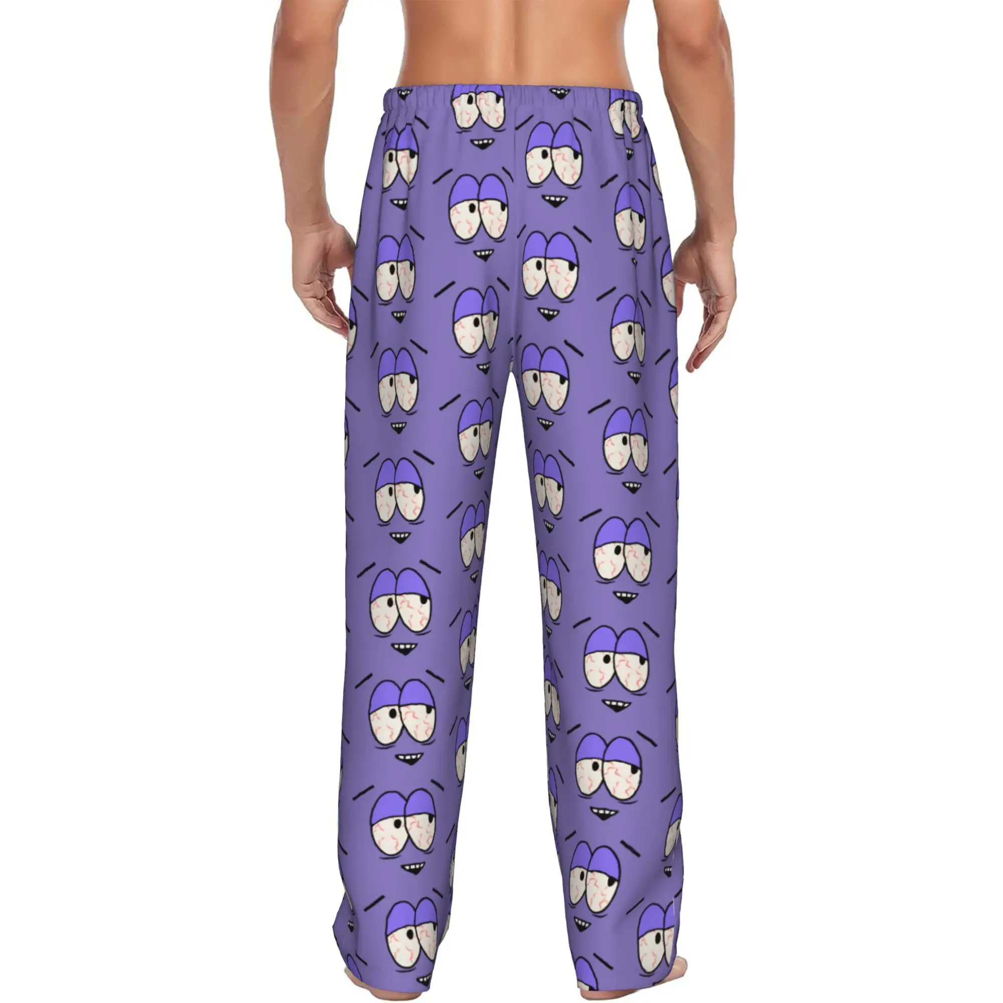 Custom E-Ericed Anime Pajama Pants Men Kennyed Kyled Staned Lounge Sleep Stretch Sleepwear Bottoms with Pockets
