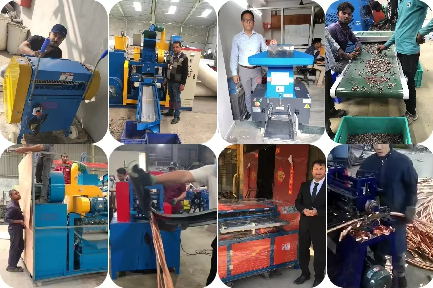 Máquina de descascar fios alimentada, ferramenta de cabo de cobre para reciclagem de fornecedores SMS-5 3KW 1.5-120MM para venda, equipamentos de descascador