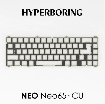 Neo65 cu 自作キーボード Neo65CU キーボードプレート 真鍮 CF PC PP FR4 アルミニウム (pcb
