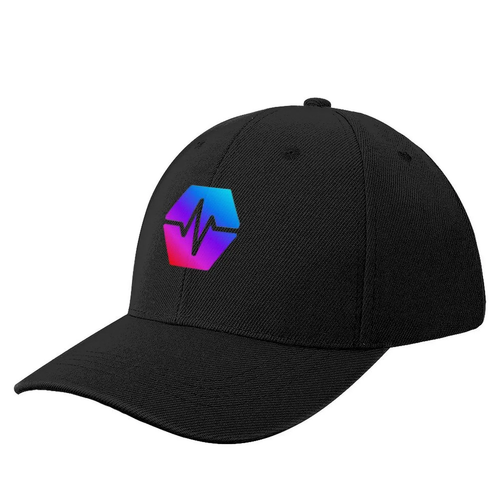 Awesome Hexagonal Cubes Hex Crypto Logo Design Baseball Cap Hat Beach western Hat Hood Kids Hat Hats For Men Women's