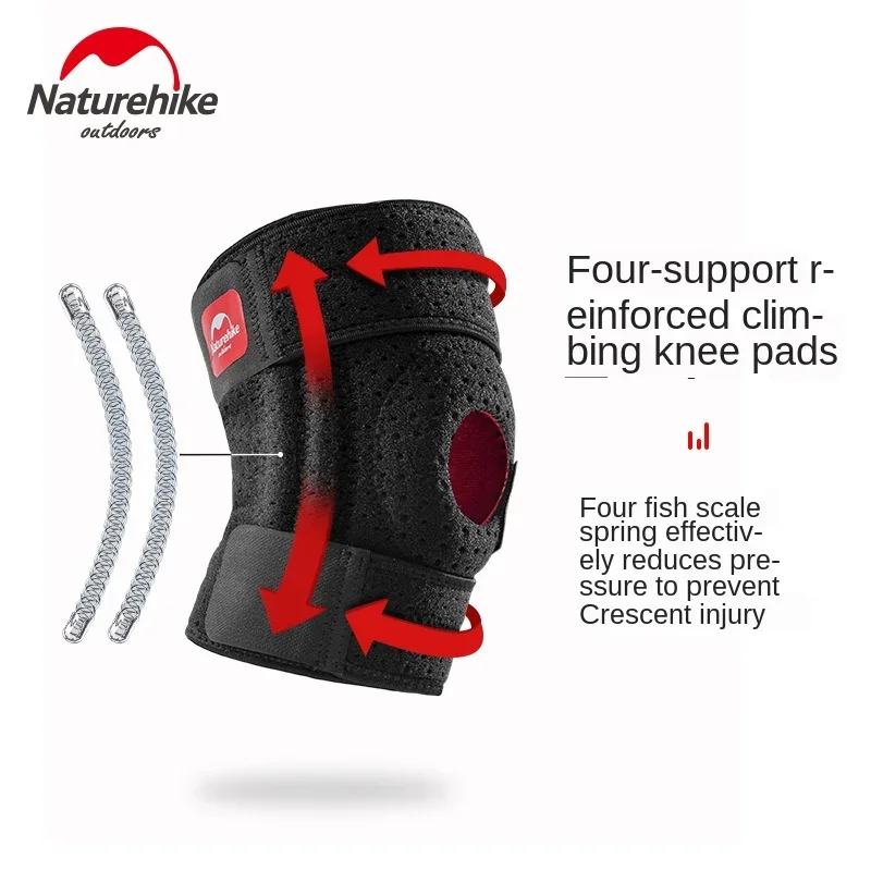 Naturehike  Outdoor Support Strengthening Climbing Knees Running Basketball Riding knee support muscle tape knee pads