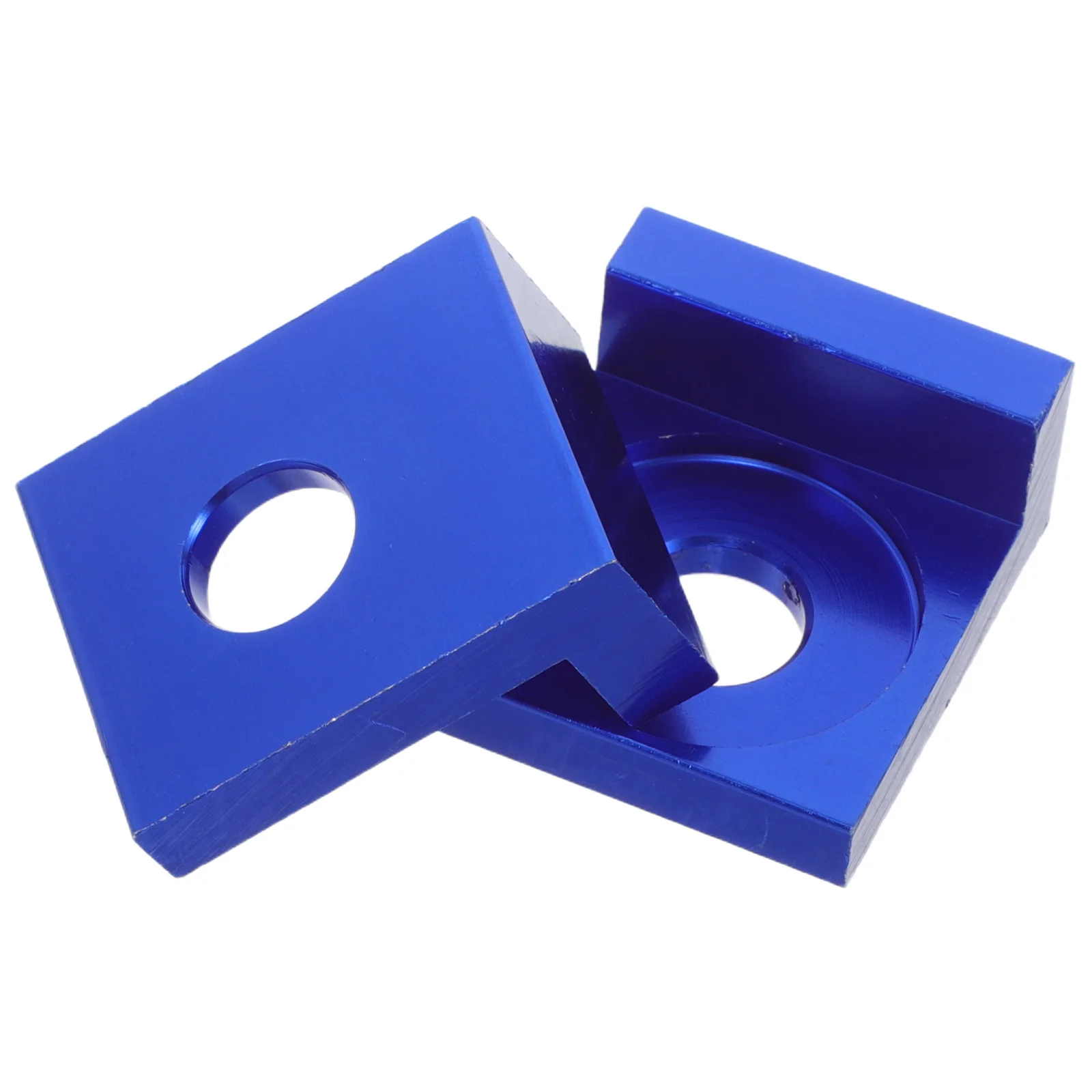 

2pcs Aluminum Alloy Rear Wheel Chain Tensioner Lightweight Durable Precision Adjustment For Motorcycles Outdoor Use Motorcycle