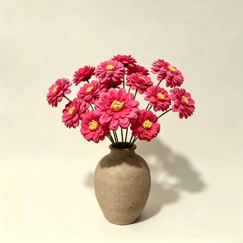 

1pcs Silk Calendula Bouquet Home Decoration Accessories Wedding Party Room Scrapbook Fake Plants Diy Artificial Roses Flowers