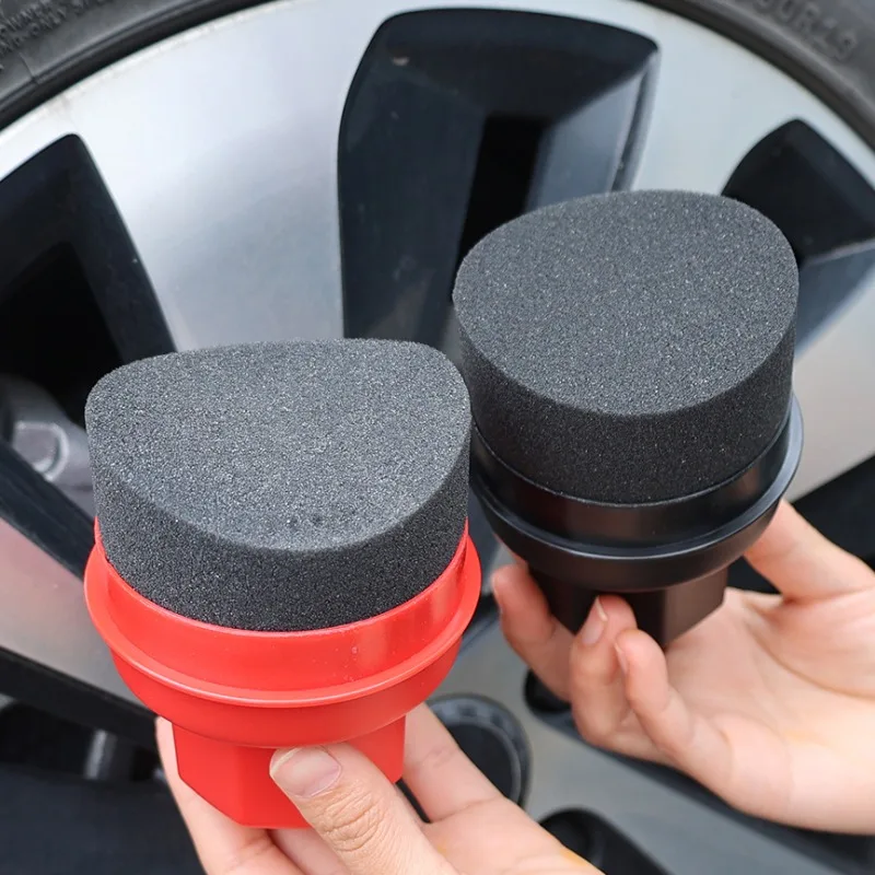 

Car Polishing Waxing Sponge Curved Applicator Car Detailing Hand Tire Wax Sponge High Density Foam Sponge For Auto