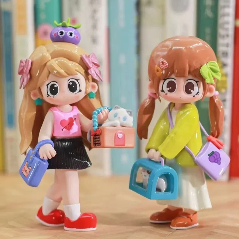 Caixa cega original milay milla menina síndrome série caixa misteriosa bonito menina ação boneca ornamento brinquedo aniversário surpresa presente