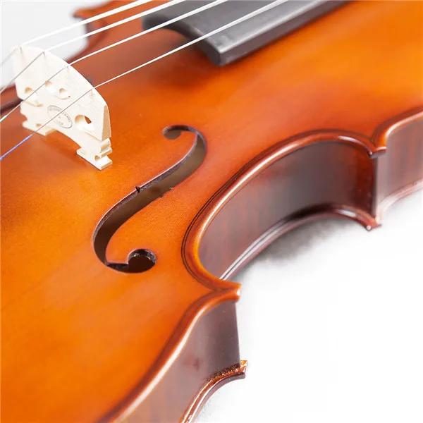 

Premium 4/4 Full Size Flamed Acoustic Violin High Quality Solid Wood Stringed Musical Instrument For Professional Play
