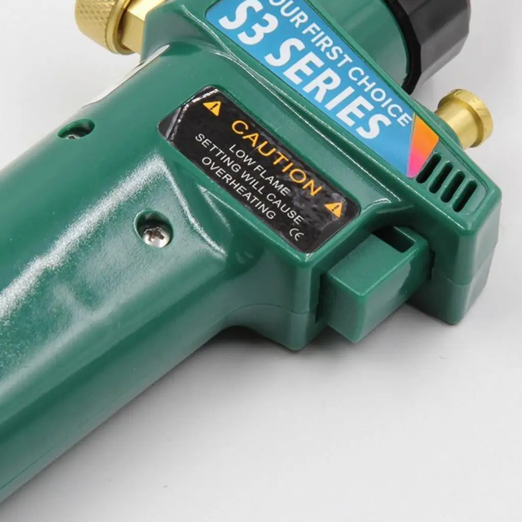 Gas Self Igniting Copper Propane Torch Turbo Style with Hose for Plumbing HVAC Heating and Refrigeration