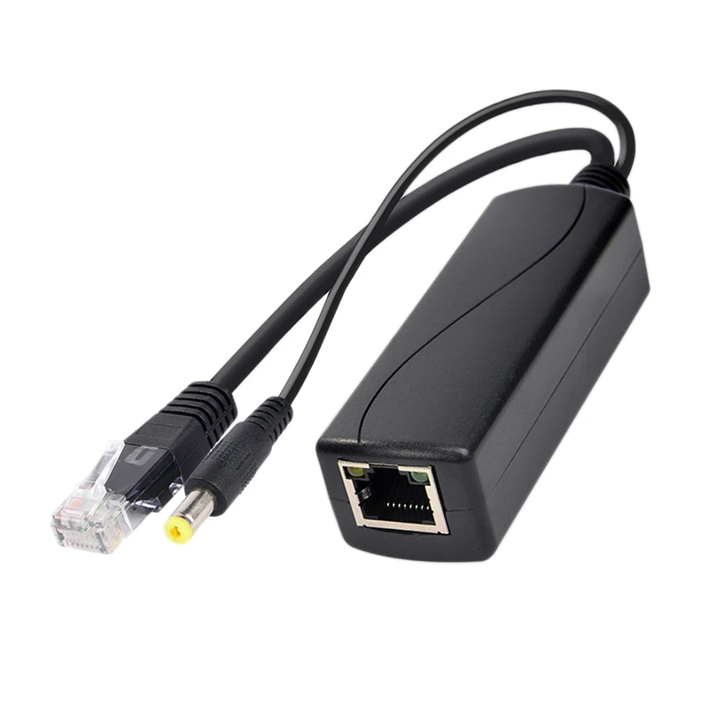 PS5712TG Gigabit Power Over Ethernet Splitter 10/100/1000Mpbs RJ45 Support IEEE802.3 Af/At(30W) PoE Splitter