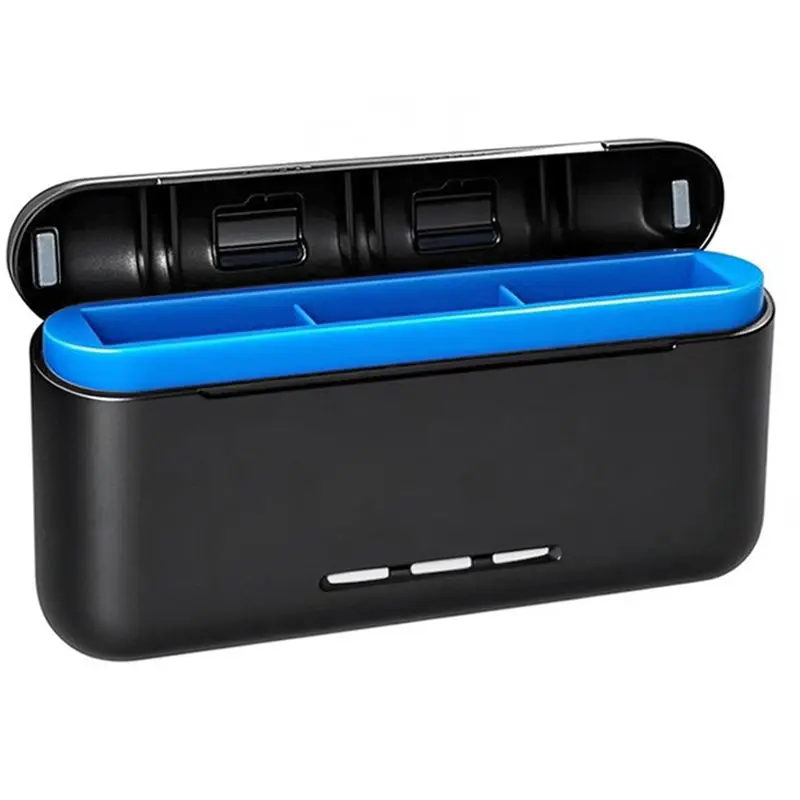 ABGI Battery Box with Micro for SD Card Slot for GoPro for Hero 12 11 10 9 Batteries Triple