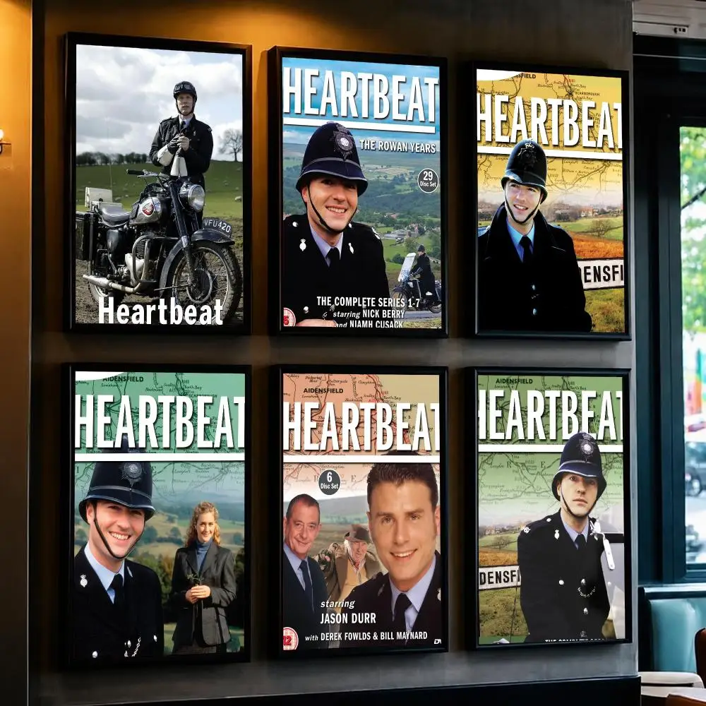 tv series H-Heartbeat-T Poster Decorative Wall Art Sticker for Cafe Office Bedroom and Living Room
