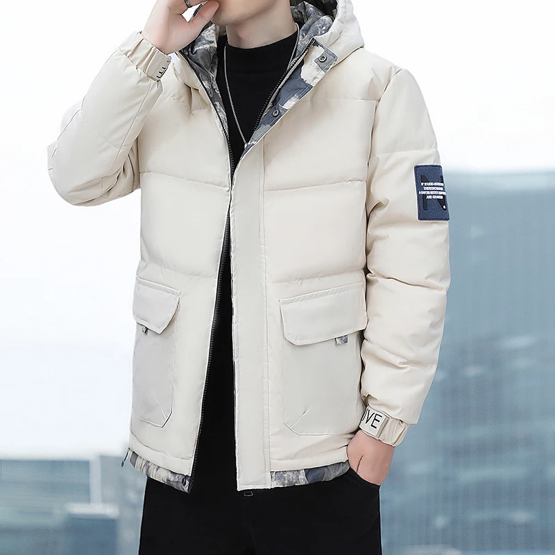 سترة معطف السفر مقنعين الشتاء عادية القطن وسادة مبطنة سترة دافئة سترة معطف في الهواء الطلق الرجال يندبروف الرجال المألوف
