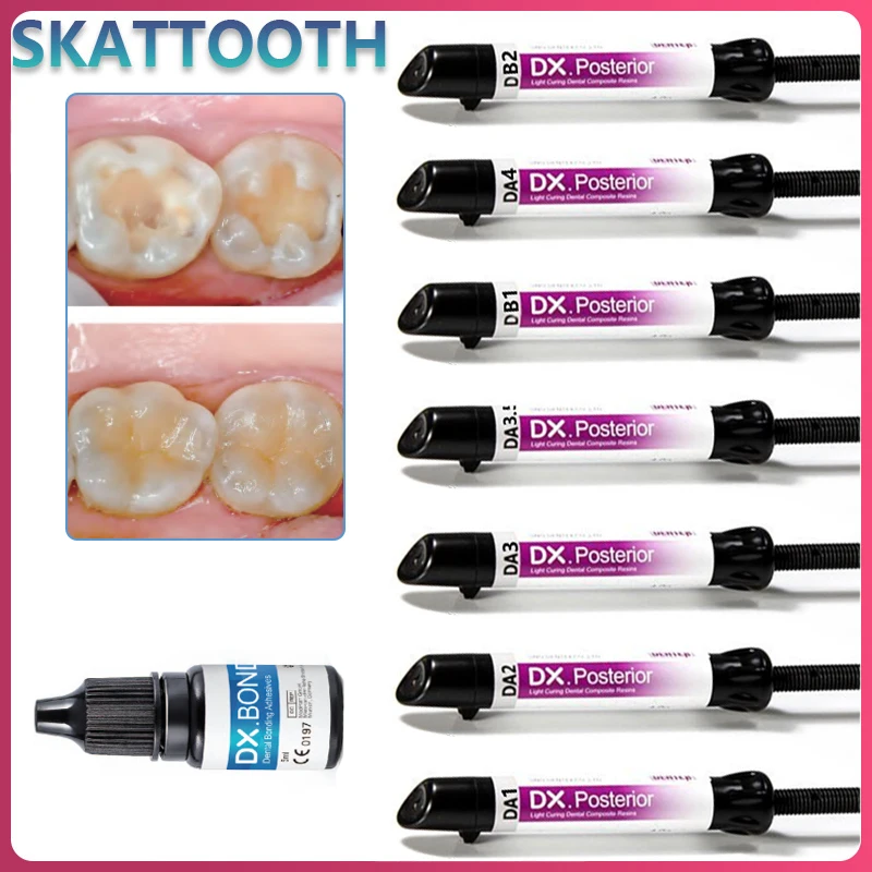 

Стоматологическая светоотверждающая смола Dentin Filling Nano Гибридная смола Композитная смола для прямых восстановлений задних и других Dentin