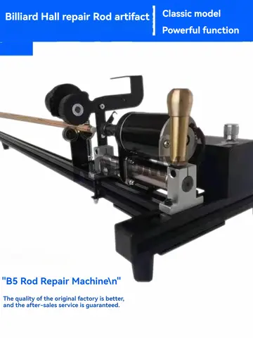 Multifunktionell Biljardkö Reparatör Snookerkö Reparationsmaskin Snookerkö Spetsar Klämma Reparationsverktyg Klubbrätare 10 best sales maskin för reparation av bilköer - №7