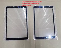 New 8.0''For Huawei Matepad T8 Kobe2-L09 Kobe2-L03 KOB2-L09 KOB2-W09 BZD-W09 BZD-AL00 Touch Screen Front Glass Lens Panel+OCA