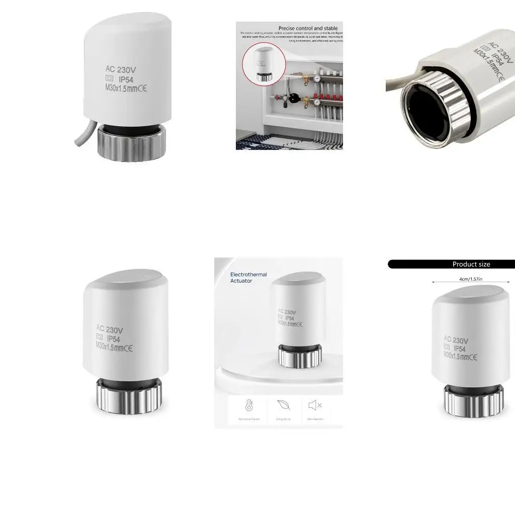 

R9UF Thermal Actuator 230V Electric Actuator Innovative Ensures Stable Operation & Energy Efficiency for Radiators Systems