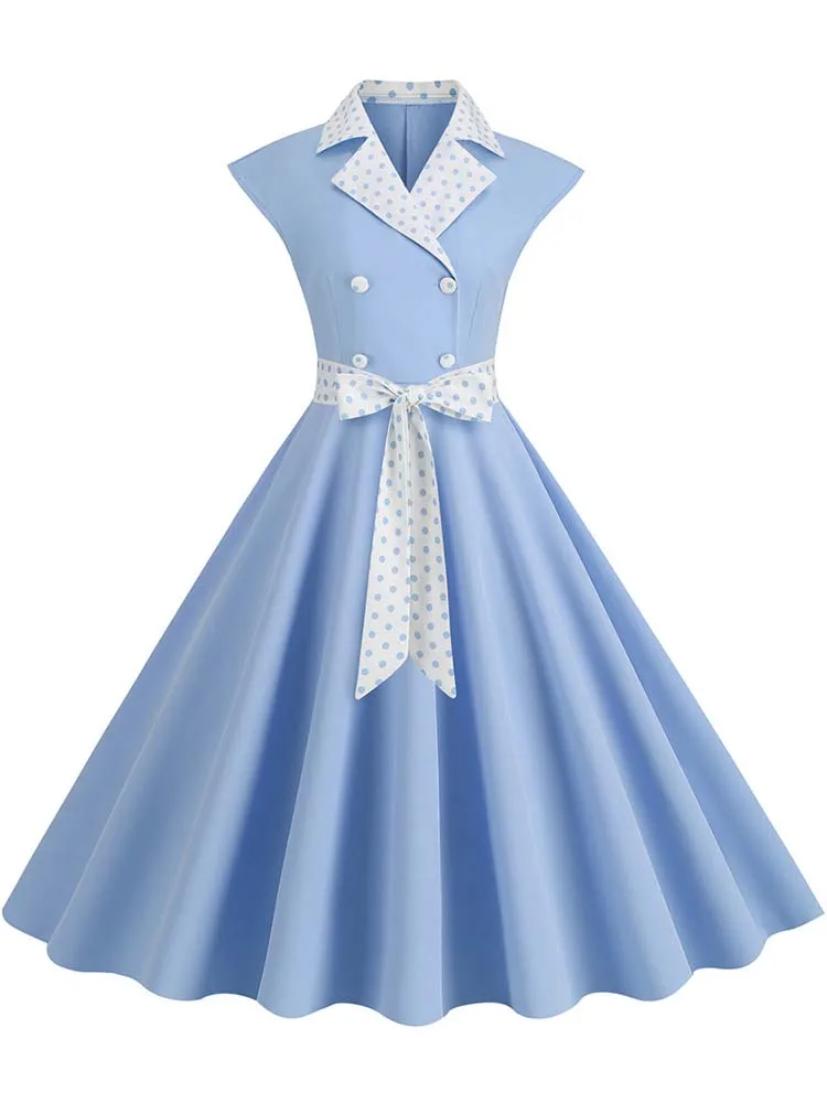 floral blue dress for women Sweetheart Neckline Blue Floral Midi Dress - All Dresses