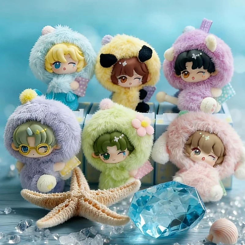

Yuangu Anime Goods The Falling Merman Sweet Dream Time Vinyl Blind Box Cute Stuffed Doll Girls Collectible Figure Gift