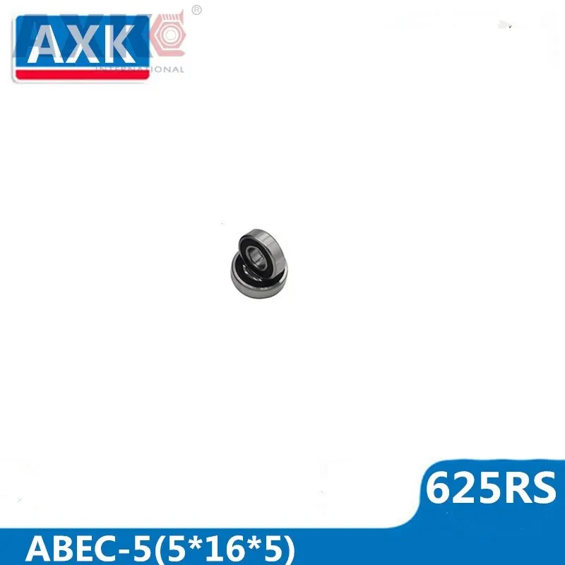 

AXK 625RS Bearing ABEC-5 (10PCS) 5*16*5 mm Miniature Sealed 625-2RS Ball Bearings 625 2RS