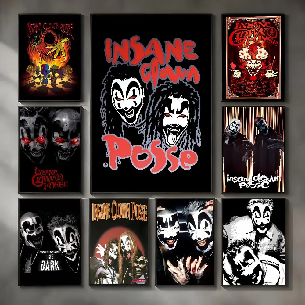 Bold Hip-Hop Duo I-Insane Clown Posse Poster Modern Interior Wall Decor & Trendy Home Highlights
